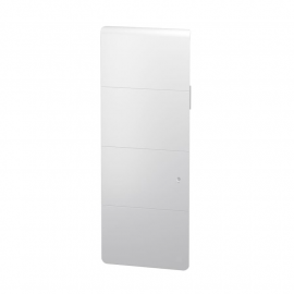 Radiateur vertical Axoo Intuis connecté - Inertie fonte active - 1000 W - Blanc
