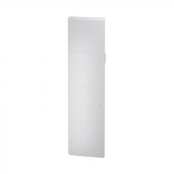 Radiateur vertical Axoo Intuis connecté - Inertie fonte active - 1500 W - Blanc