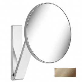 Miroir grossissant rond ILook_Move Keuco - Grossissement x5 - Sur bras pivotant - Bronze brossé
