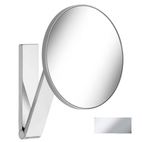 Miroir grossissant rond ILook_Move Keuco - Grossissement x5 - Sur bras pivotant - Aluminium