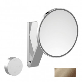Miroir agrandissant LED ILook_Move Keuco - A commande sans fil - Bronze brossé