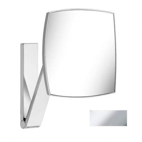 Miroir agrandissant carré ILook_Move Keuco - Sur bras pivotant - Aluminium