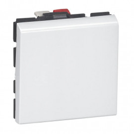 Interrupteur va-et-vient Mosaic 2 modules - 10 AX - Blanc