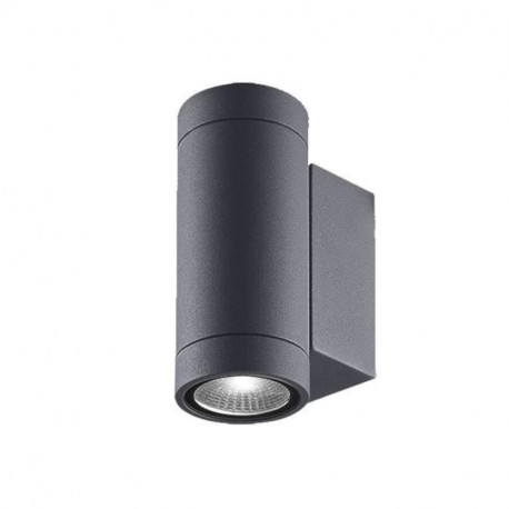Applique murale extérieure LUXI 95 Indigo - 2x3W - 3000K - 2x220Lm - IP54 - Anthracite