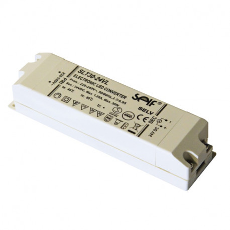 Alimentation LED Aric - 30W - 24V - Blanc