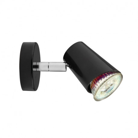 Spot LED sur patère Judy 01 Aric - 5.5W - GU10 - 3000K - Noir