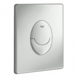 Plaque de commande double touche Skate Air Grohe - Gamme professionnelle - ABS - chromé mat