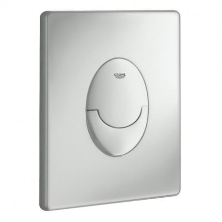 Plaque de commande double touche Skate Air Grohe - Gamme professionnelle - ABS - chromé mat