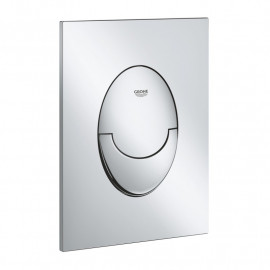 Plaque de commande double touche Skate Air Grohe - Vertical - Gamme professionnelle - ABS - chromé