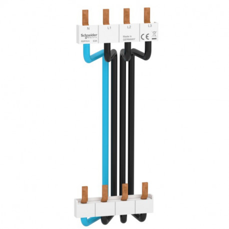 Peigne vertical 3P+N pour interrupteur différentiel XP Resi9 Schneider Electric - Câbles préformés