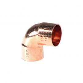 Coude 90° cuivre à souder FF - Fig 90