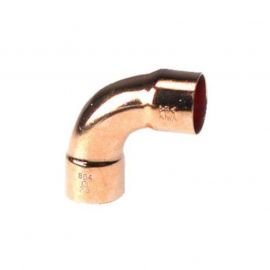 Coude 90° cuivre à souder FF - Grand rayon - Fig 02A