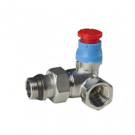 Robinet thermostatique triaxe "série fer" Giacomini - R403 - 1/2" - Droite