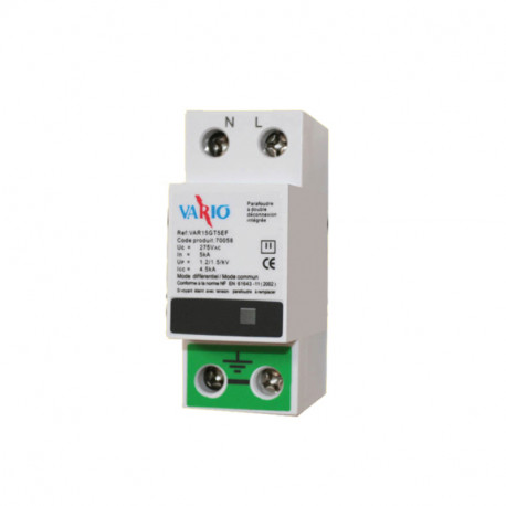Parafoudre modulaire Vario Adee - Compact bipolaire - 15kA avec déconnecteur