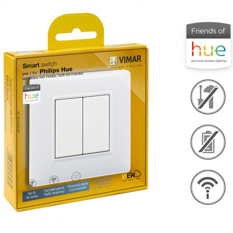 Kit commande Friends of Hue + Plana Vimar - Blanc