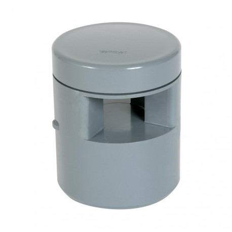Clapet aérateur équilibreur de pression SAV sans DTA Nicoll - Ø 100/110mm - PVC - Gris
