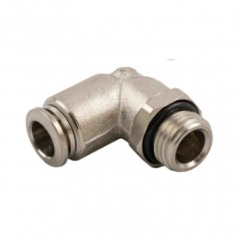 Lot de 10 adaptateurs filetés coudés RS PRO - 1/8 Mâle - 6mm