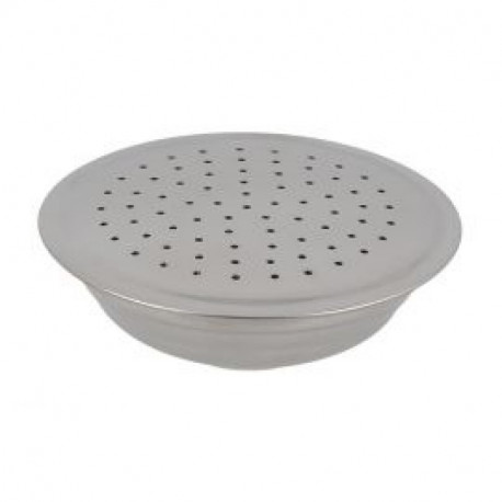 Pomme de douche Hydrosenso Nicoll - Ø 80mm - 12.1L/min - Laiton - Chromé