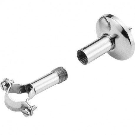 Collier de fixation de douche réglable Nicoll - Pour colonne Ø 16mm - Laiton - Chromé