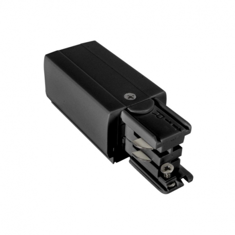 Alimentation droite pour rail Indigo - Noir