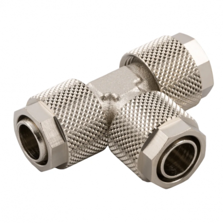 Adaptateurs tube à tube en T RS PRO - 4mm - Laiton nickelé
