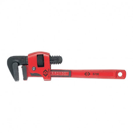 Clé serre-tube rouge "Stillson" CK outillage - 450 mm