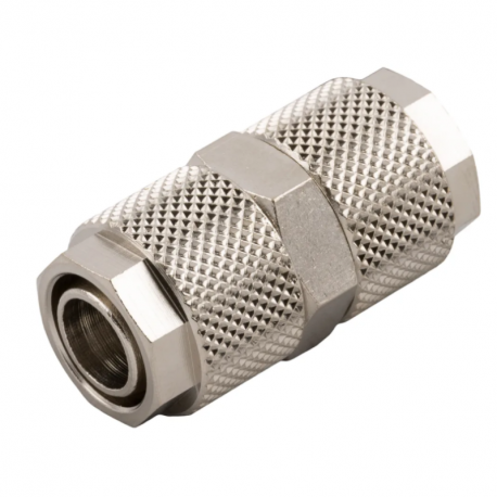 Adaptateur tube à tube droits RS PRO - 4mm - Laiton nickelé