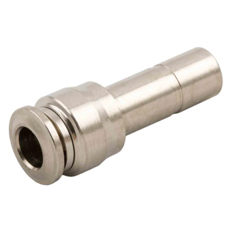 Lot de 10 mamelons réducteurs RS PRO - Tube à tube - Ø 6mm/4mm - Laiton nickelé