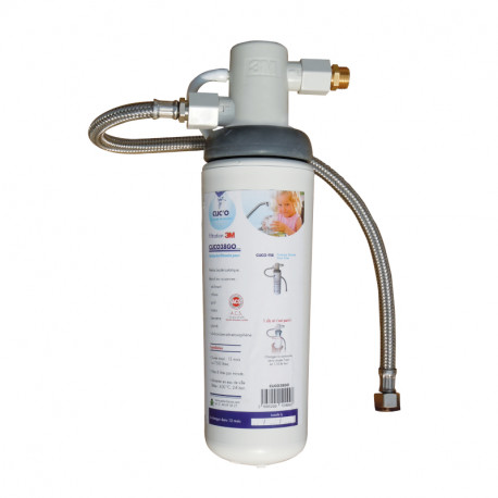 Filtre sous évier by Pass automatique Polar - Anti-goût/Odeur/Pesticides/Plomb - 7500L - 5 bar