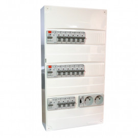 Coffret logement monté et câblé TAMC Digital Electric - 13 modules - 3 rangées - avec chauffage - pour T3/T4