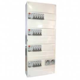 Coffret logement monté et câblé TAMC Digital Electric - 13 modules - 4 rangées - sans chauffage - pour T5/T6