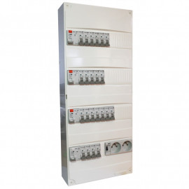 Coffret logement monté et câblé TAMC Digital Electric - 13 modules - 4 rangées - avec chauffage - pour T5/T6