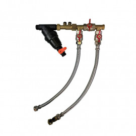 Kit de pose adoucisseur avec filtre nylon à purge Polar