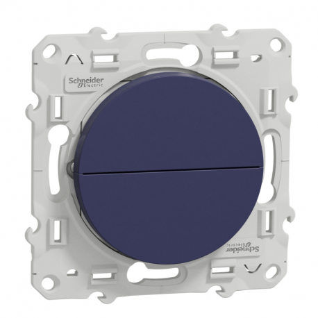 Double bouton poussoir pour volets roulants Odace Schneider Electric - Cobalt