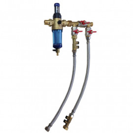 Kit de pose adoucisseur avec filtre inox et réducteur de pression Polar