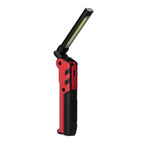 Lampe d'inspection LED rechargeable Arlux - 3+5W - 4000K - Rouge/noir