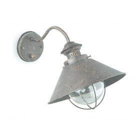 Applique extérieure Nautica Faro - IP33 - E27 - Rouille - Sans ampoule