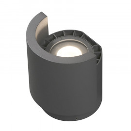 Projecteur lèche-mur Noboru Faro - IP65 - 16W - 3000K - Gris foncé