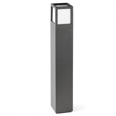 Lampe balise Onze Faro - IP54 - E27 - Gris foncé - Sans ampoule