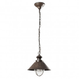 Suspension extérieure Nautica-P Faro - IP33 - E27 - Rouille - Sans ampoule