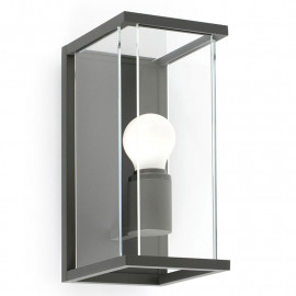 Borne extérieure Nala Faro - IP54 - E27 - Gris foncé - Sans ampoule - H 290mm