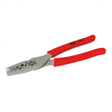 Pince à sertir pour embouts de câbles CK outillage - Acier Carbone - 220mm - 0.5-16mm²