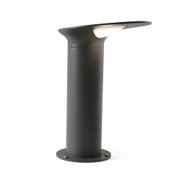 Balise Lotus Faro - IP65 - 18W - 3000K - Gris foncé - H350
