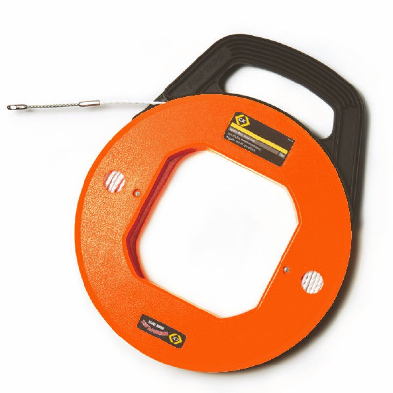 C.K T5510 Spira-Flex Einziehband 10 Meter - Innovatives Spiralkabel Für Leichtere Kabelverlegung