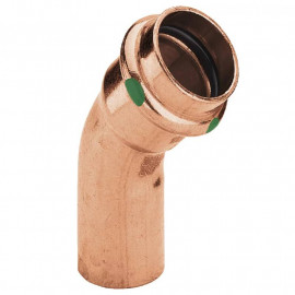 Coude 45° cuivre à sertir Profipress MF Viega