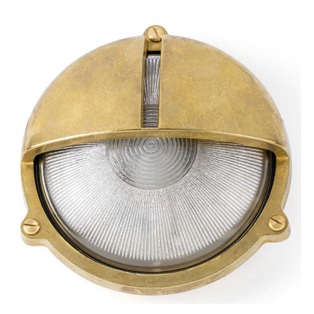 Applique laiton Timon Faro - IP44 - E27 - Sans ampoule