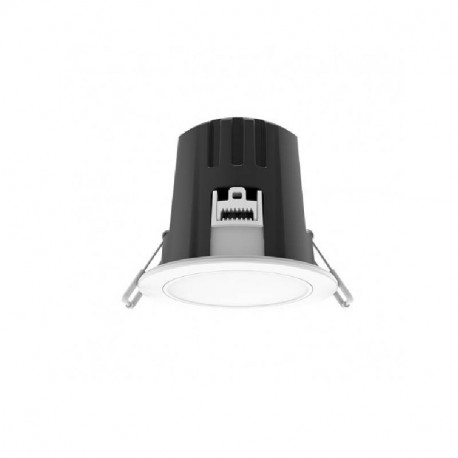 Spot à pile Mohun LED intégrée variation de blancs IP20 dimmable 50lm 1W  Ø8xH.2,5cm noir GoodHome