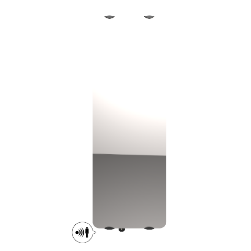 Radiateur électrique Campa 1100W Vertical Noir D'occasion