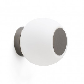 Lampe applique plafonnier Moy LED Faro - IP44 - 4W - 3000K- Blanc/Bronze
