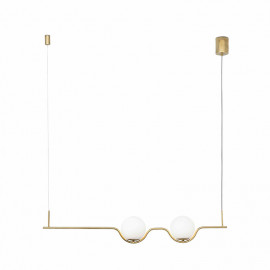 Suspension 2 lampes Le Vita Faro - IP20 - 13W - 2700K - Or